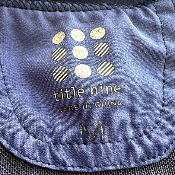 Title Nine Blue Nimblene Golf Tank Dress with pocket Medium - Picture 6 of 12